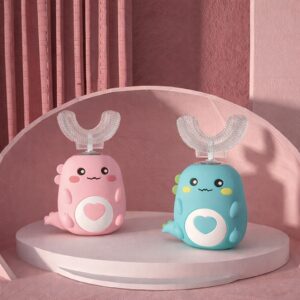 Na zdjęciu widać dwie szczoteczki elektryczne różową i turkusową w scenerii. Jest to zdjęcie, które ma zachęcić klienta do kliknięcia w kartę produktu.